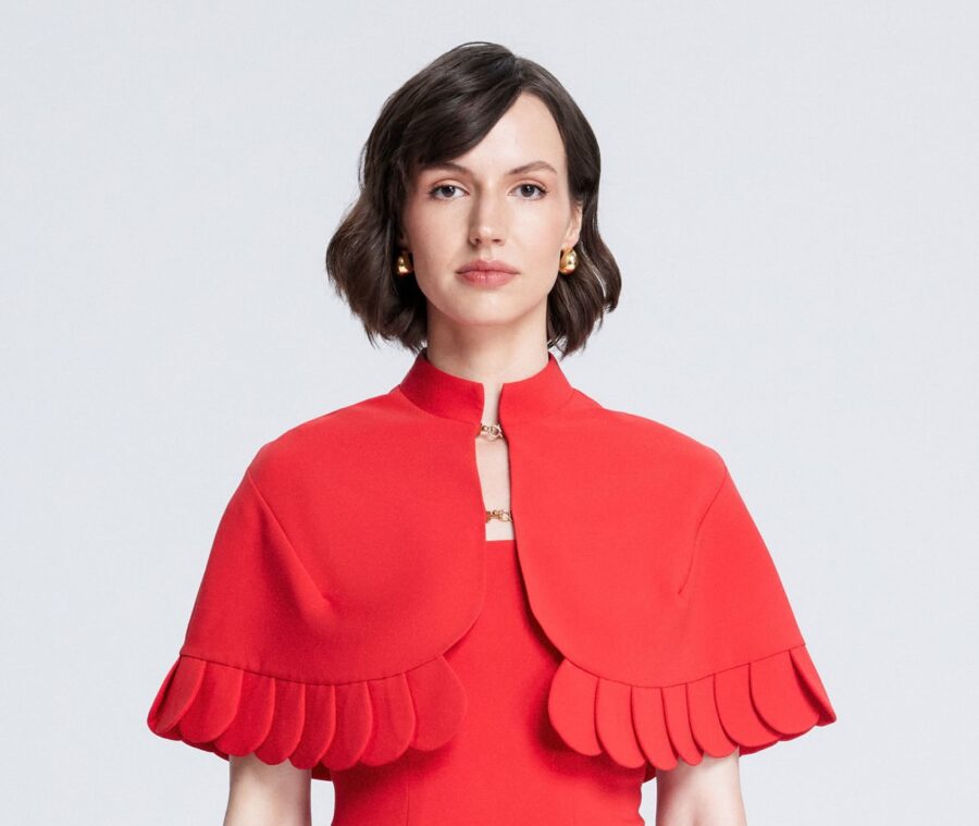 'Forever Yours' Red Cape - Image 2