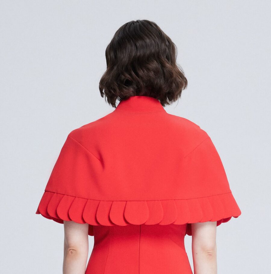'Forever Yours' Red Cape - Image 3