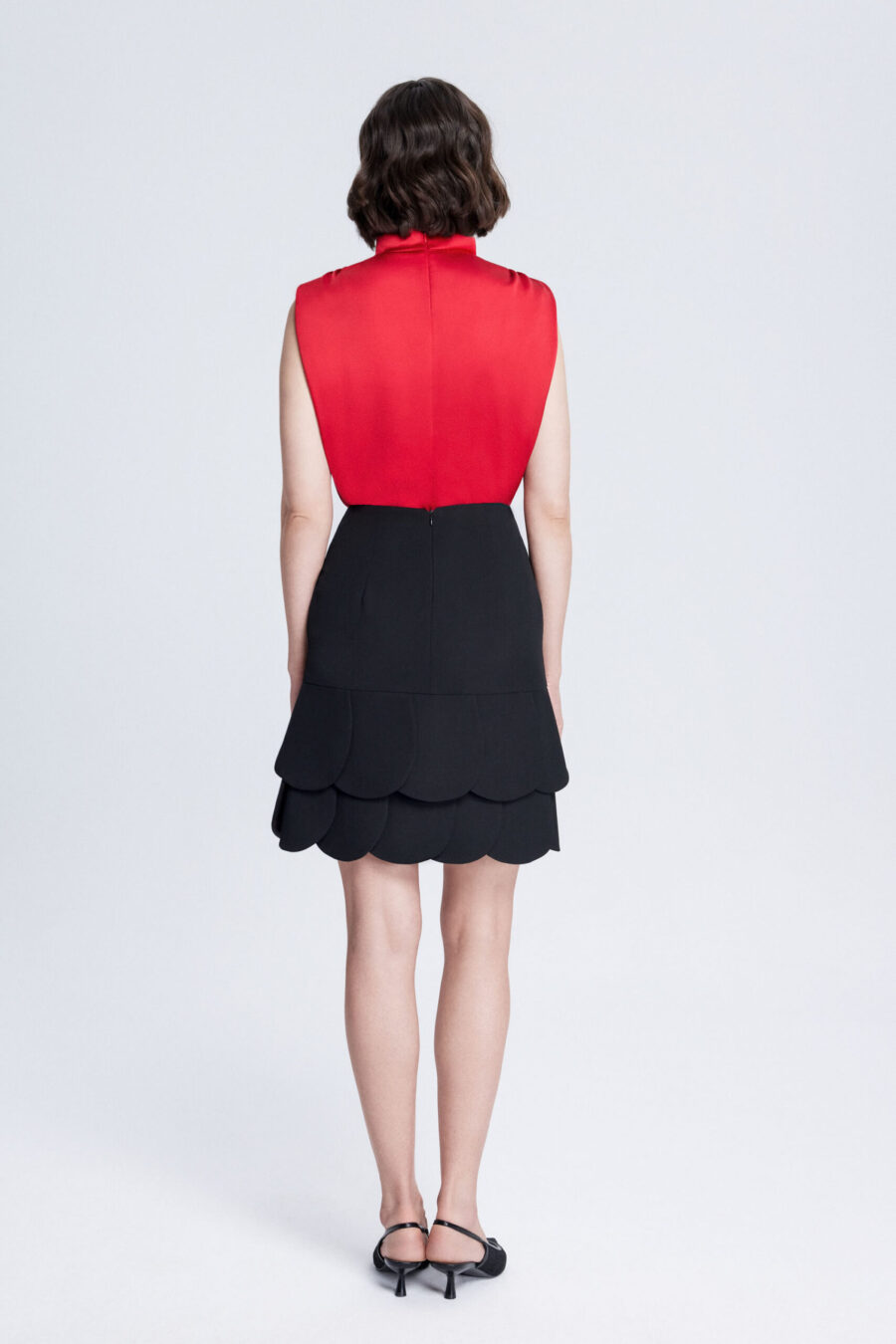 'Hopeful Glow' Red Satin Top - Image 3