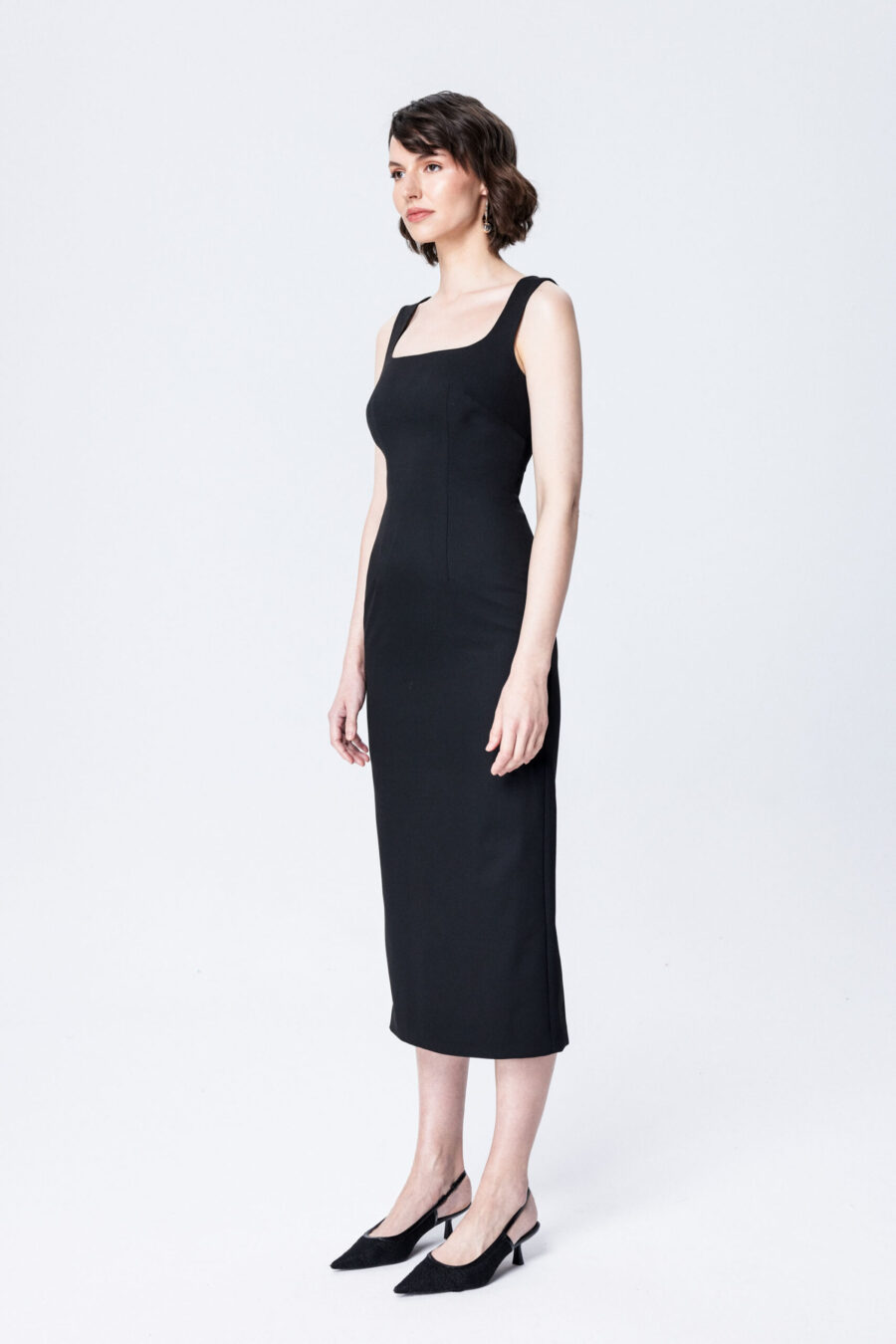 'Timeless Elegance' Black Dress - Image 2