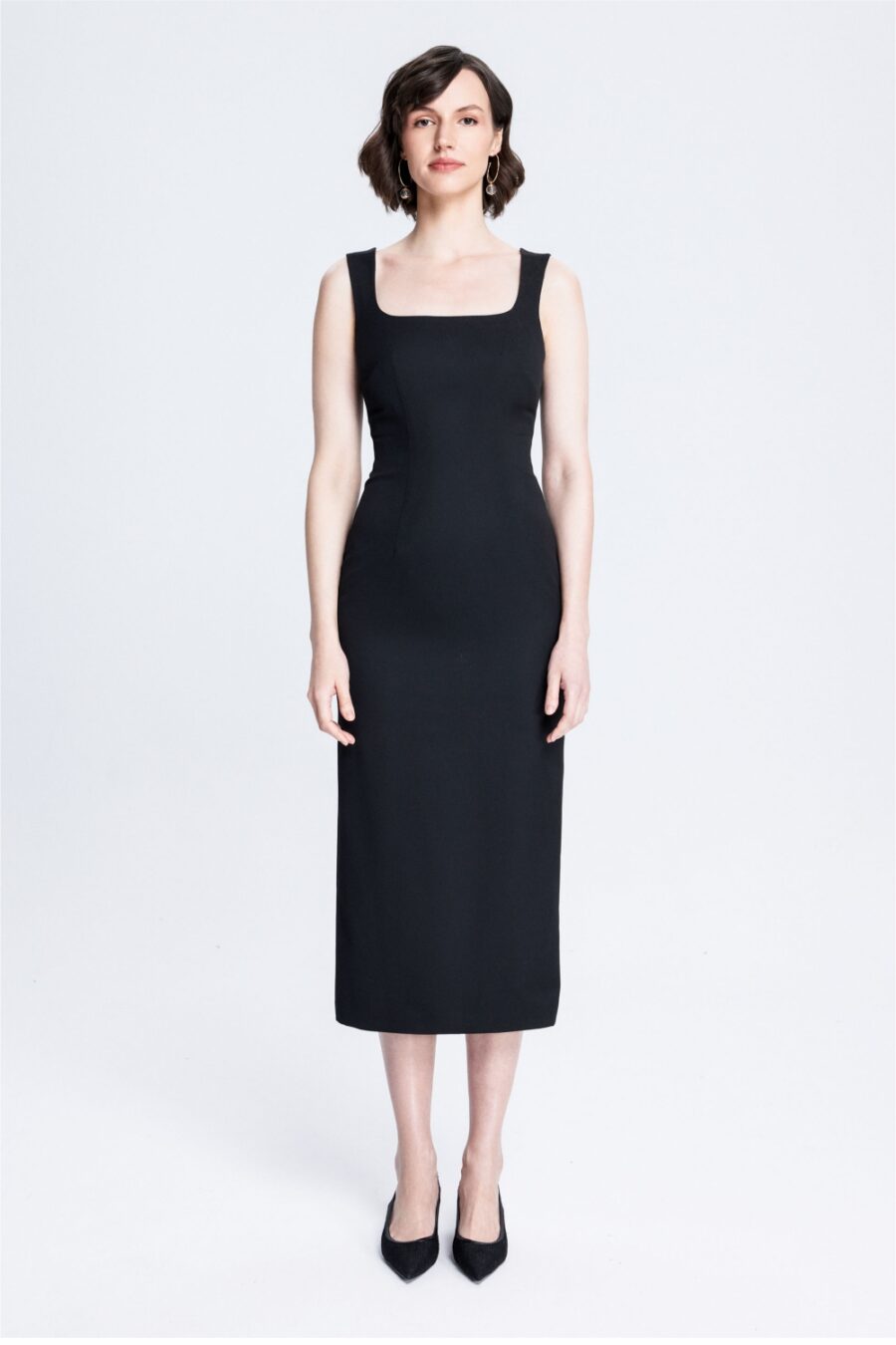 'Timeless Elegance' Black Dress