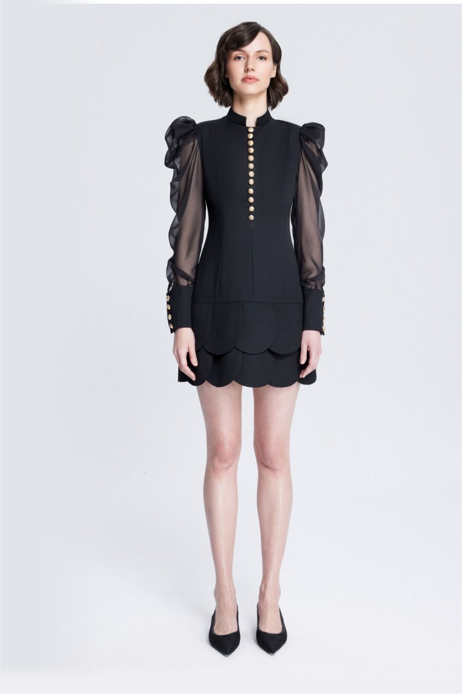 'Glamorous Allure' Black Dress