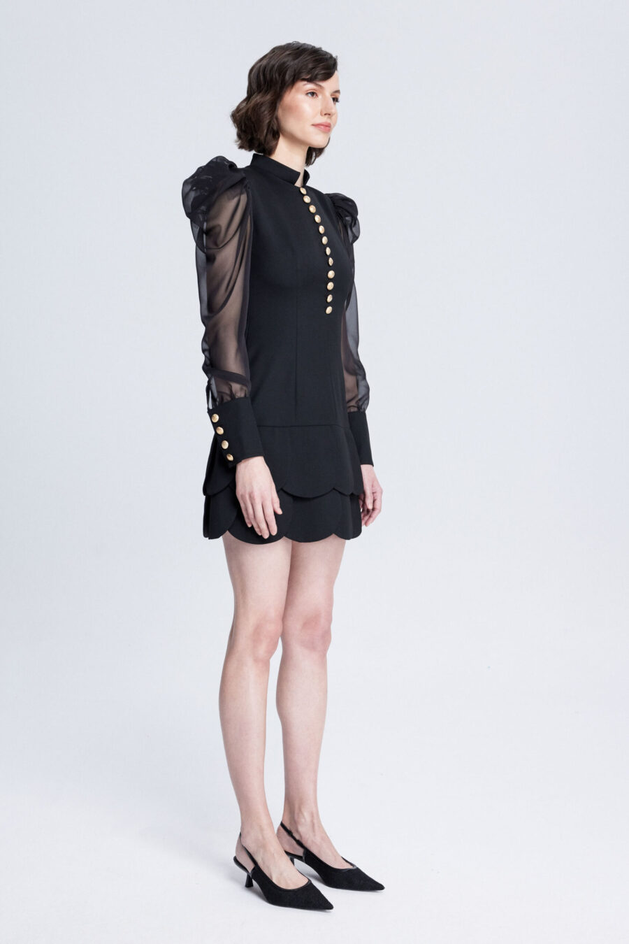 'Glamorous Allure' Black Dress - Image 2