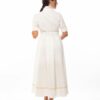 Jasmin - Midi Dress In White - Image 5