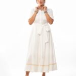 Jasmin - Midi Dress In White - Image 2