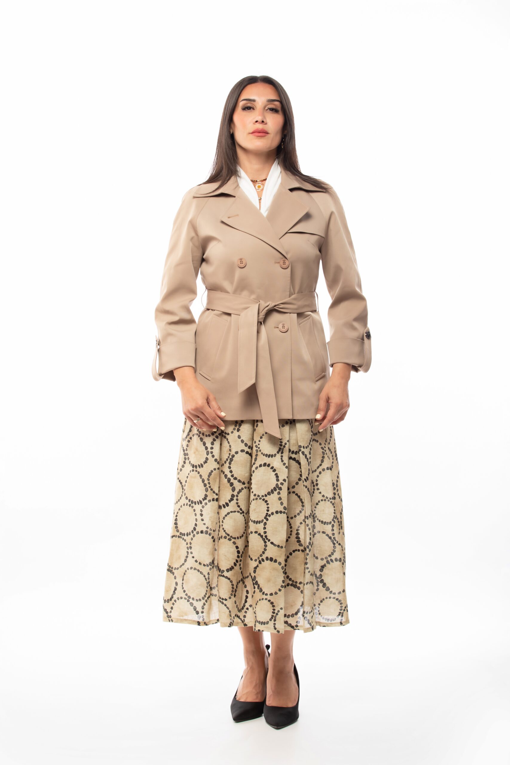 Tulip - Neutral Trench Coat