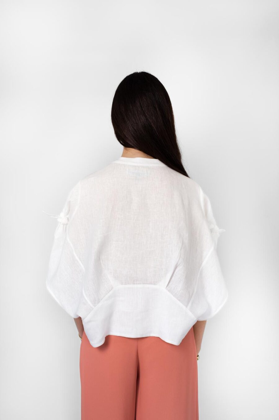 Gardenia - Summer Linen Shirt - Image 5