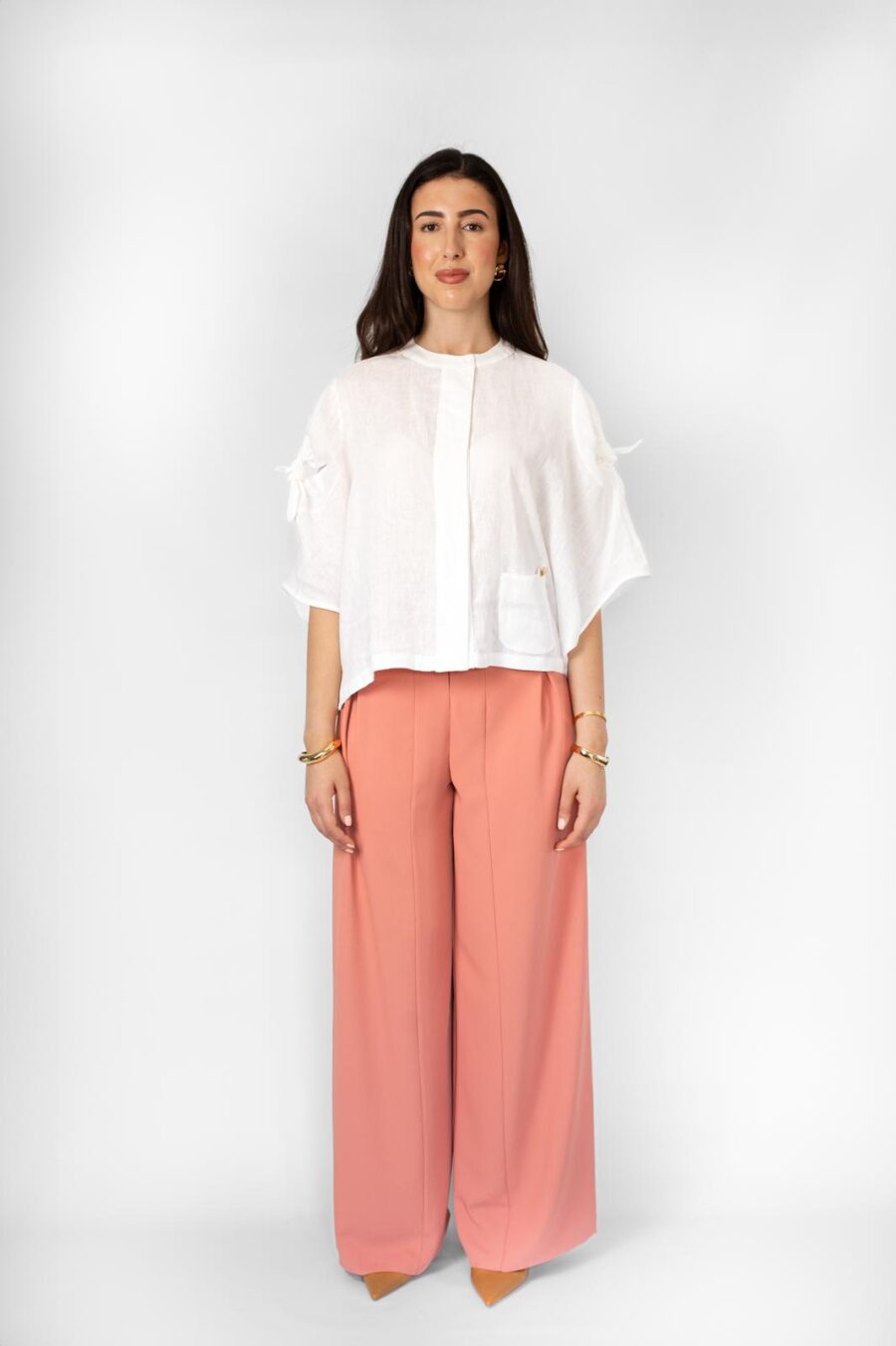 Gardenia - Summer Linen Shirt - Image 6